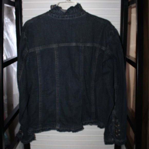 Coldwater Creek Dark Blue Jean Jacket - Picture 13 of 15